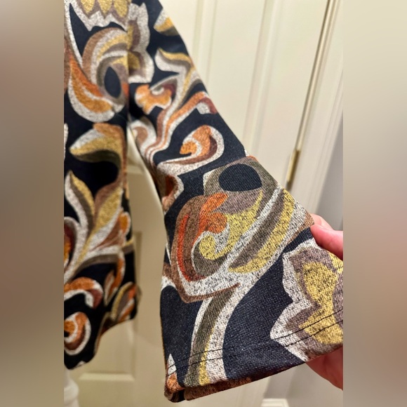 Michael Tyler Collection Patterned Button-Front Women's Jacket - Multicolor - Picture 2 of 13